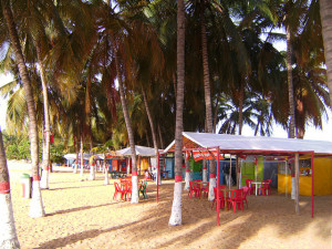 A small restaurant on a beach in beautiful Venezuela.